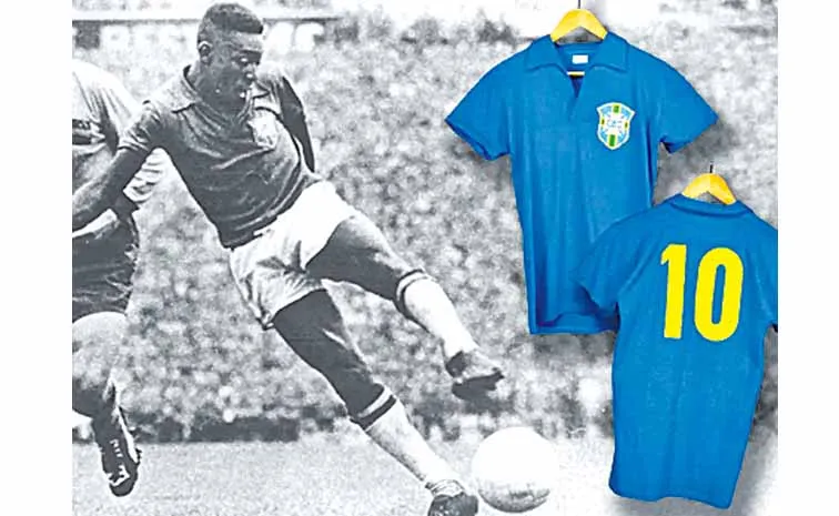 Pele jersey sold at auction for Rs 47 crores