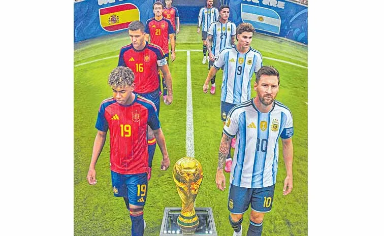 Today is the Football World Cup title fight