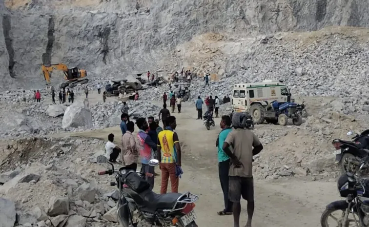 Quarry Accident At Karnataka Bangalore