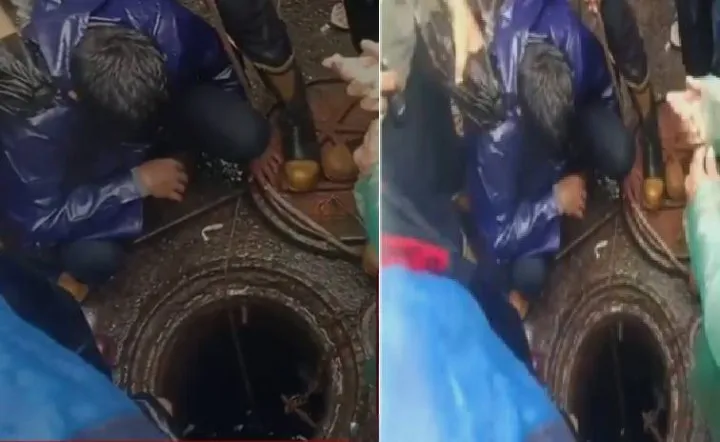  Man Drowns After Falling Into Manhole Amid Heavy Rain In Mumbai