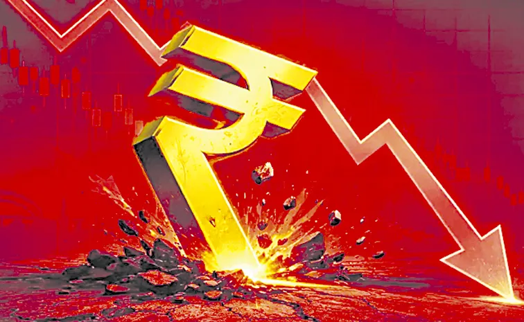Rupee falls 60 paise to close at 95. 16 against US dollar