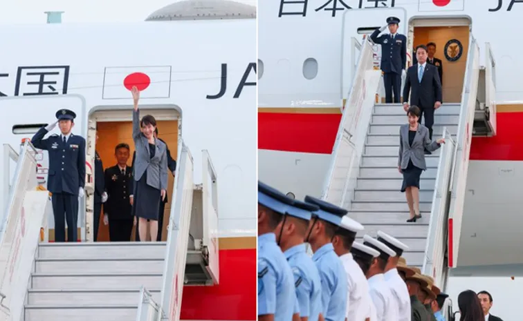 Japan-Prime Minister Sanae-Takaichi Arrives-Delhi-Official-India Tour 