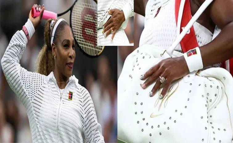 Serena Williams 3 Million Dollar  Ring And Diamond Manicure Steal The Show 