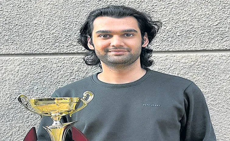 Raja Rithvik won the silver medal at the Menuires International Chess Championship
