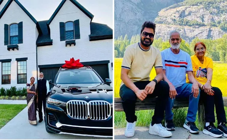 Viral Video: NRI mans journey from bike in India to BMW and own house in US4