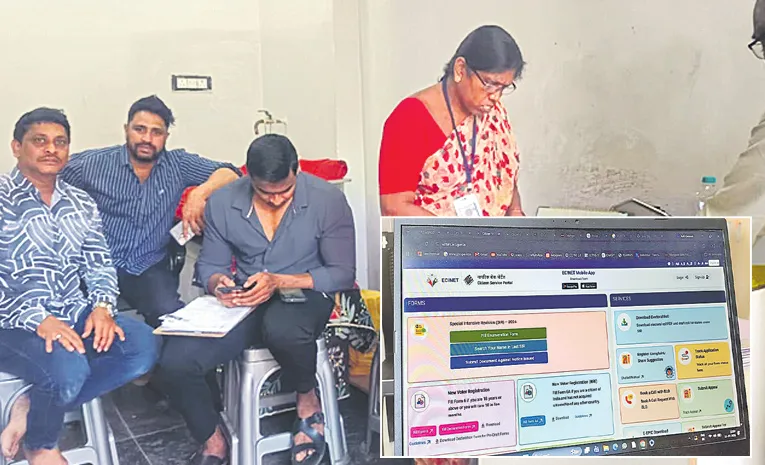 Hyderabad voter list special revision online enumeration forms available for SIR process