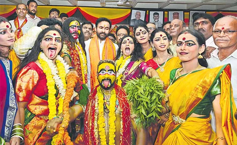 Special prayers to Goddess Sri Mahankali at Telangana Bhavan Delhi