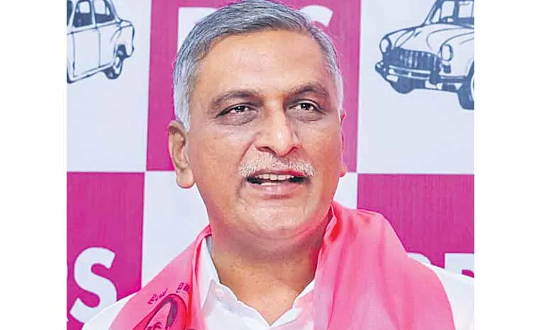 Harish Rao at a media conference held at Telangana Bhavan on Tuesday