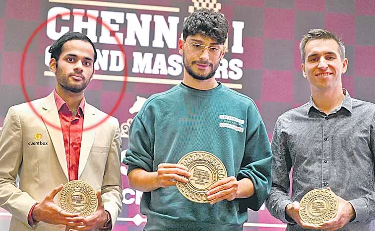 Arjun finishes third in Chennai Grand Masters Chess Tournament