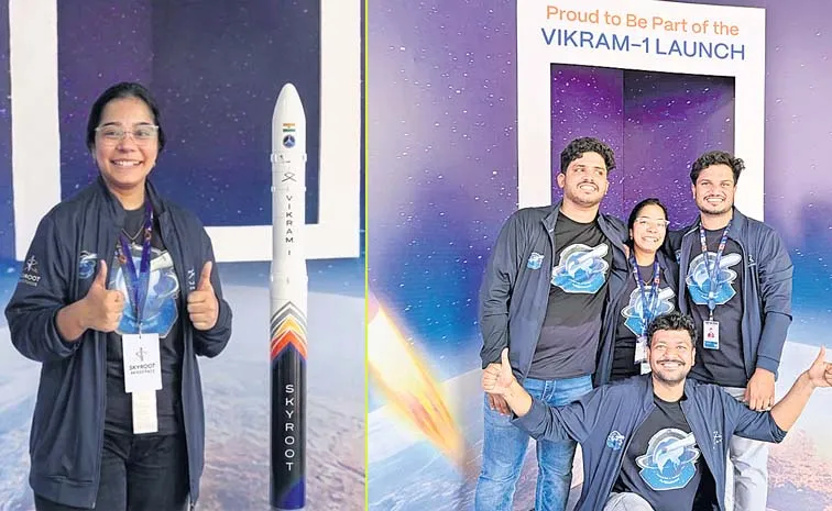 Maraka Sushma is playing a key role in the Vikram-1 rocket launch8