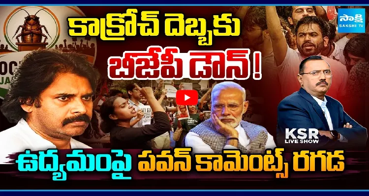 కాక్రోచ్ దెబ్బకు బీజేపీ డౌన్! ఉద్యమంపై పవన్ కామెంట్స్ రగడ