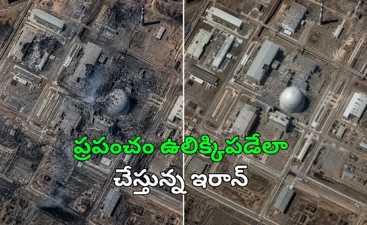 Satellite images show Iran rapidly rebuilding sites hit by US