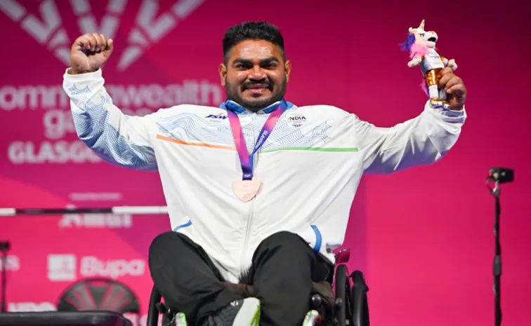Jhandu Kumar clinches bronze in mens heavyweight para powerlifting