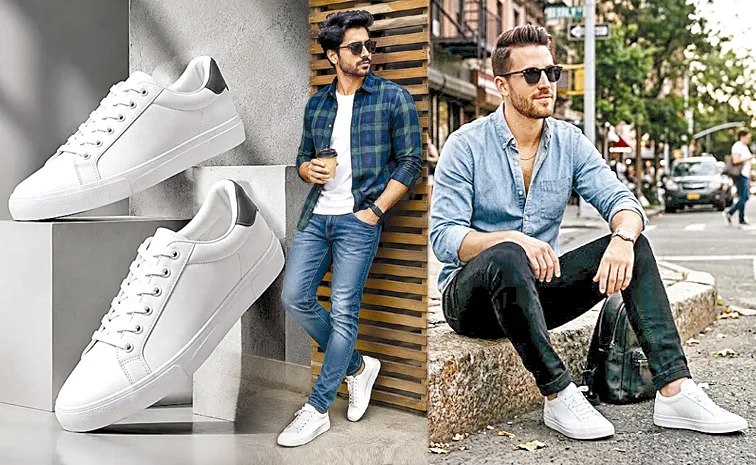 White Sneakers for Men: Stylish Shoes