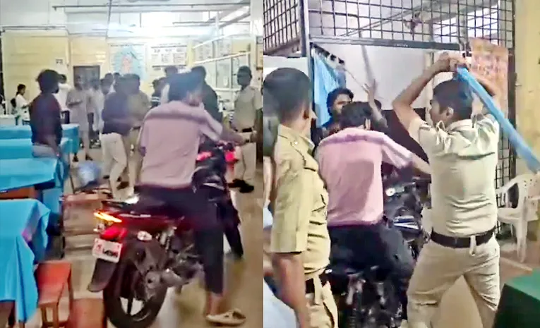 Youth Ride Motorcycle into Bidar Hospital Emergency Ward