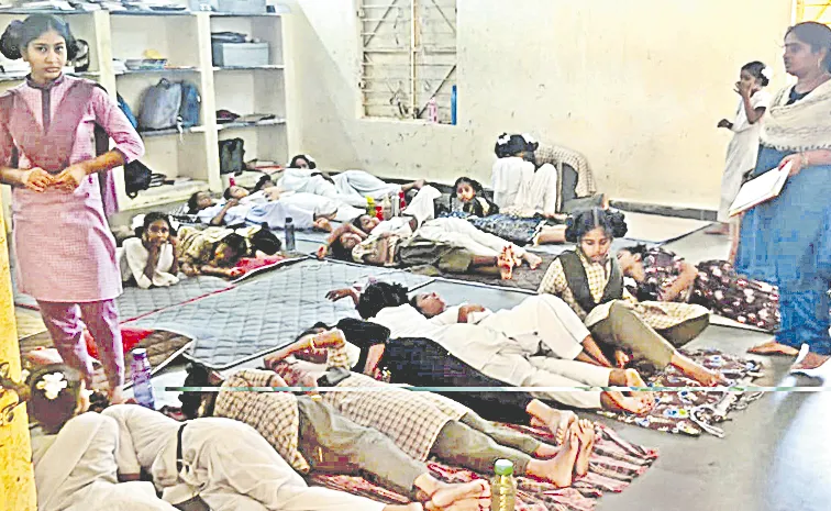 Around 41 students fell ill with suspected food poisoning in Polavaram district