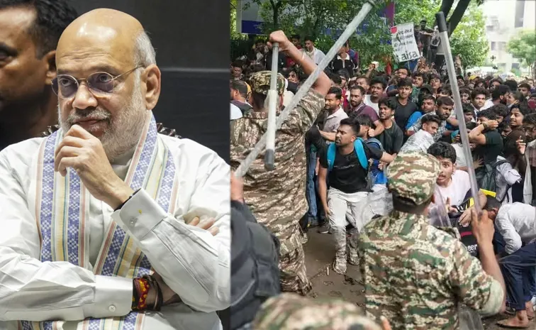 Rahul Letter To Amit Shah pellets fired at CJP march