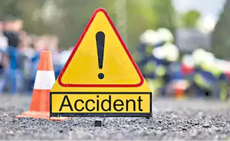 Three People Died at Road accident at Vijayanagaram