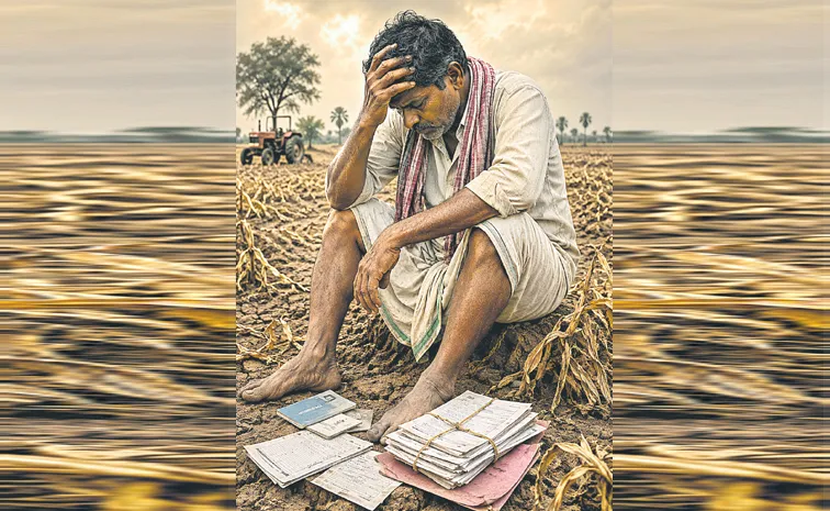 అప్పుల ఊబిలో ఆంధ్రా రైతులు