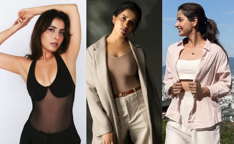 లుక్ మార్చిన రాశీఖన్నా.. తనూజ గ్లామరస్ యాంగిల్