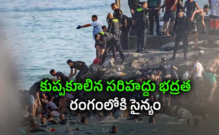 Thousands Storm Ceuta Border: Spain in Shock Video Viral