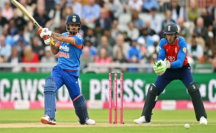  Vaibhav Sooryavanshi Fails On Debut But Ishan Kishan, Abhishek Sharma Propel India To 190-7