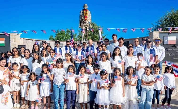 Celebrations Marking The 250th Anniversary Of American Independence At The Mahatma Gandhi Memorial