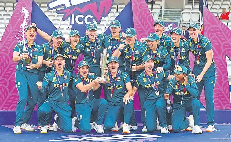 Australia crush England to lift record-extending seventh title