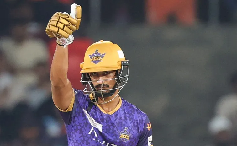 TG20 Qualifier 1: Mickil Jaiswals blockbuster batting, the Anvita Khammam Aces make 200 score