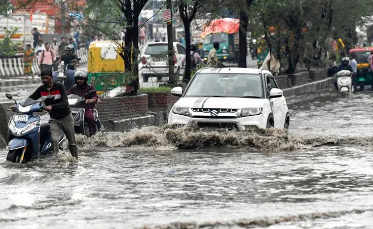 IMD Rain Red Alert To Delhi And Telangana Rains Update