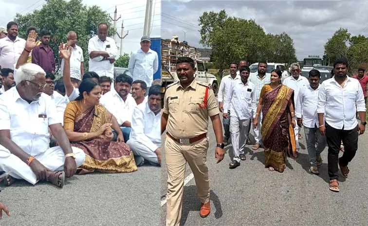 YSRCP Usha Shricharan Arrest At Penugonda