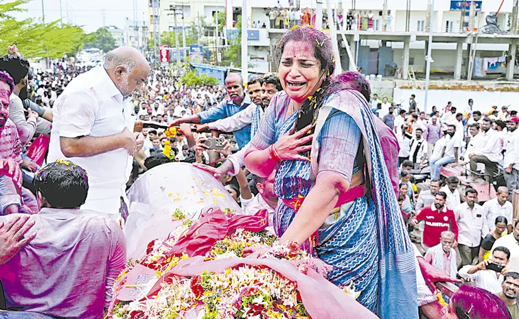 ఉద్యమ ఊపిరి ‘పెద్ది’కి కన్నీటి వందనం  