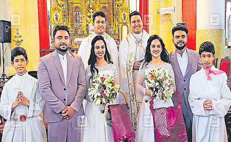 Kerala: Identical twin grooms married identical twin brides