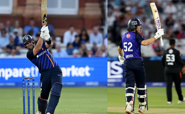 Livingstone-Dewald Brevis-Guides London Spirit Victory Vs BRM-Hundred