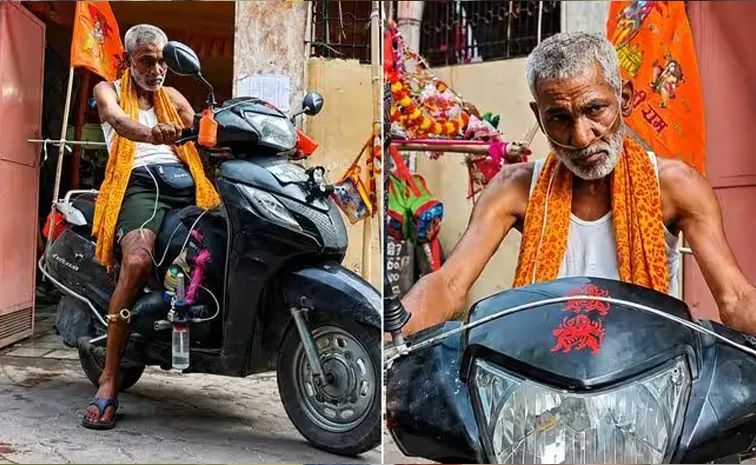 ‘సిలిండర్ల’తో కన్వర్ యాత్ర.. 80 ఏళ్ల వృద్ధుడి సాహసం!