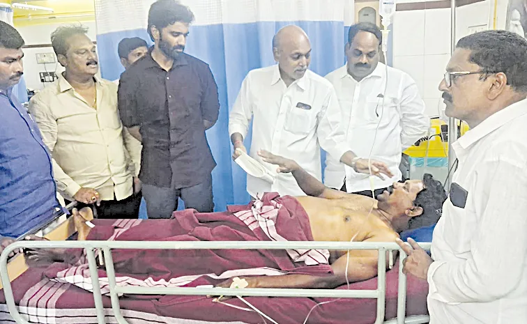 మాజీ ఎమ్మెల్యే తలారి వెంకట్రావుకు ప్రమాదం