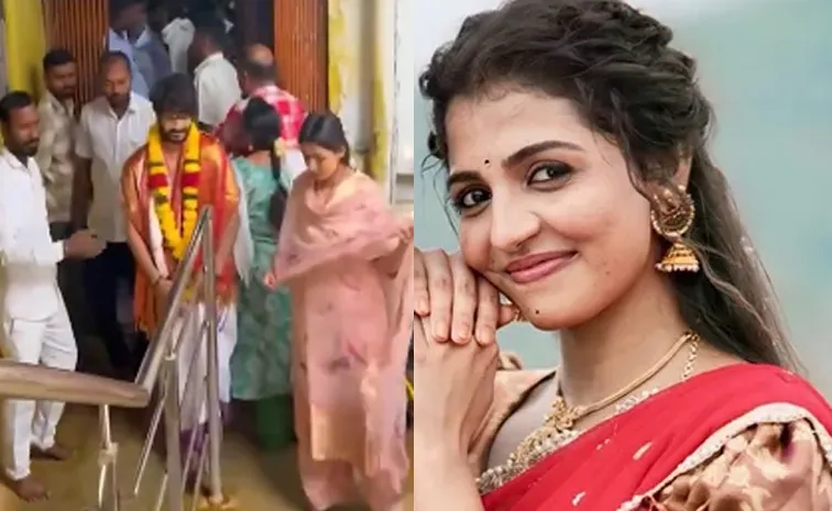 యంగ్‌ హీరోతో కలిసి గుడిలో నాగదుర్గ పూజలు.. ప్రేమలో ఉన్నారా?