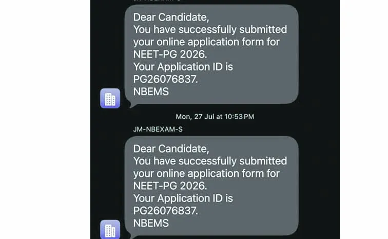 Confusion over NEET PG exam center messages