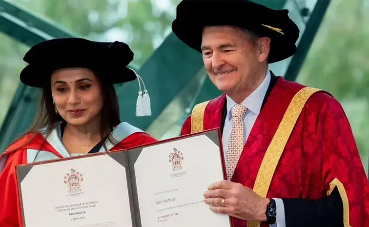 Rani Mukerji Receives Honorary Doctorate From La Trobe University