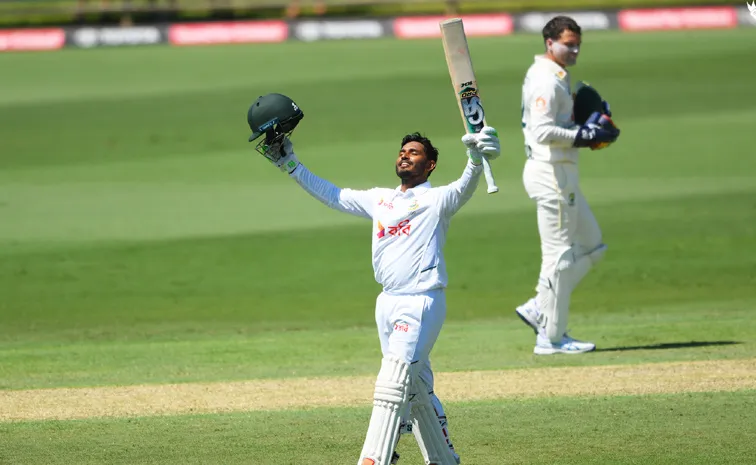Tanzid Hasan Becomes 1st-Bangladesh Cricketer-Test Century-In-Australia