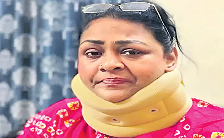 Actress Shakila undergoes neck surgery due to prolonged mobile phone