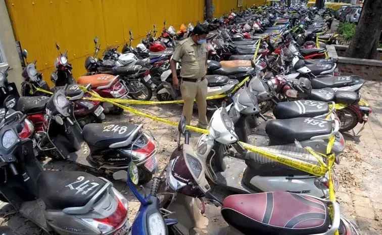 Hyderabad police auction abandoned vehicles details
