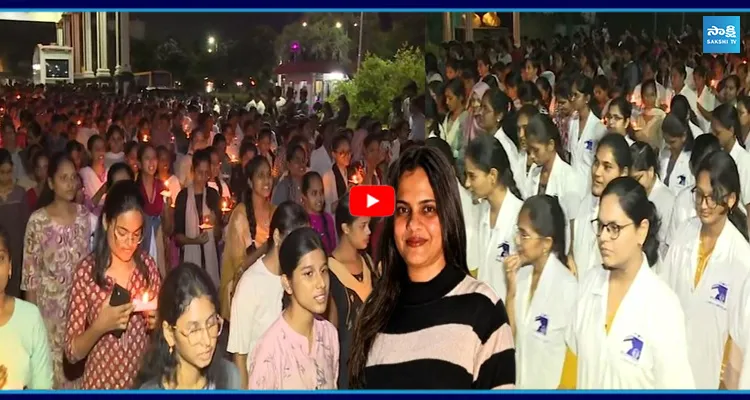 రాజమండ్రి ప్రియాంక ఘటనపై విద్యార్థులు భారీ ర్యాలీ