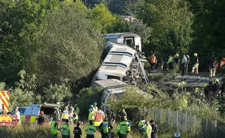Passenger Train Derails In UK
