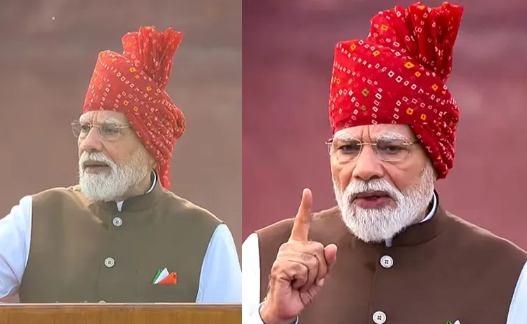 Independence Day 2026: PM Modi's Red bandhani safa to tricolour pocket3