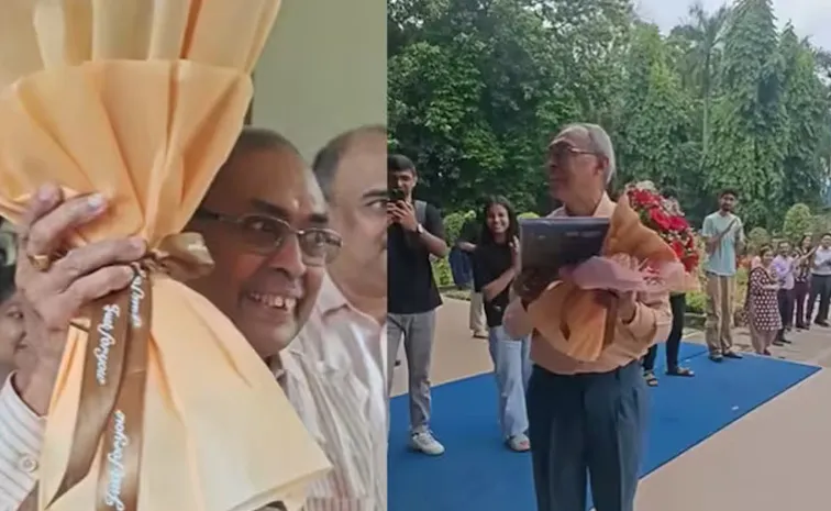 Students Give Emotional Farewell To Professor After 33 Years Of His Academic Service