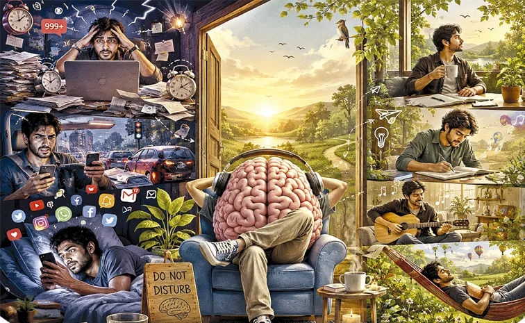  Sakshi Funday Special Story: The Brain Needs a Break