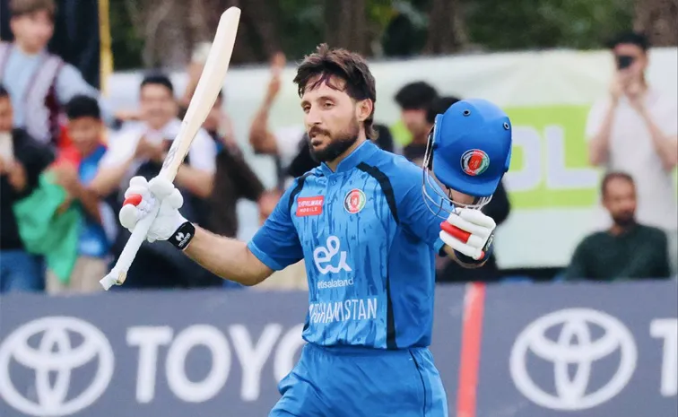 Rahmat Shah Century Clinch-ODI Series-For-Afghanistan Vs Ireland