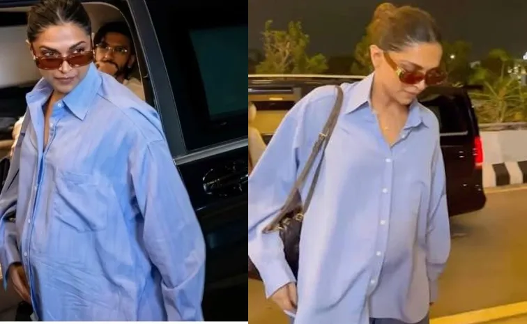 Deepika Padukone Ditches Baby Bump In Airport