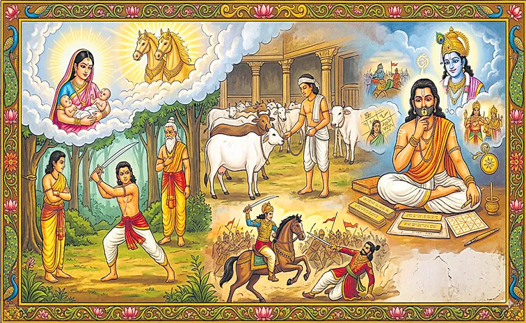 Sahadeva is renowned for his wisdom, astrology and skill in swordsmanship1